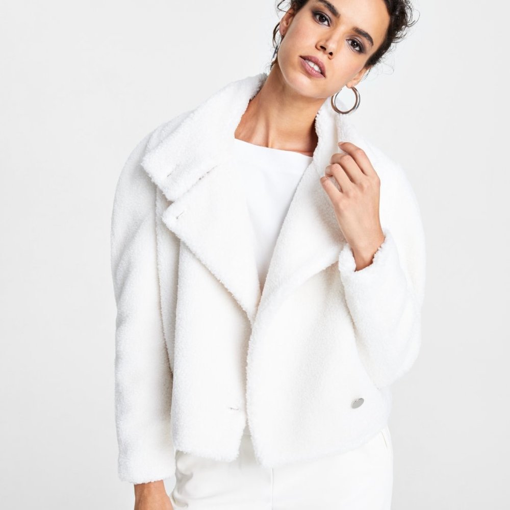 Inc Womens White Jacket Xl - All